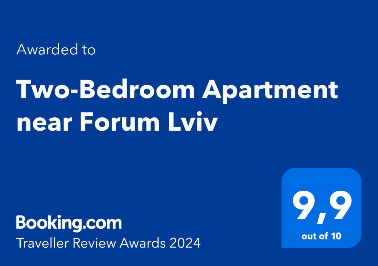 Two-Bedroom Apartment Near Forum Lviv Exteriör bild
